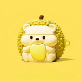 Funny 8″ Green Durian Groundhog Silicone AirPods Case